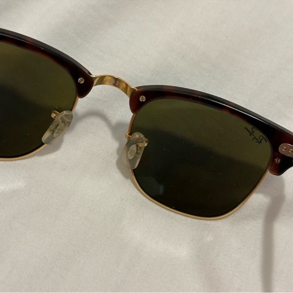 Ray-Ban Clubmaster Flash Sunglasses in Multi with Blue mirrored tinted lenses - Picture 12 of 15